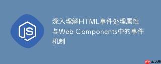 深入理解HTML事件处理属性与Web Components中的事件机制
