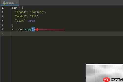 Python字典copy()方法详解