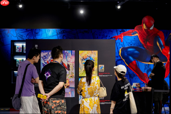 万智牌与蜘蛛侠的联动卡画展现已在上海开幕