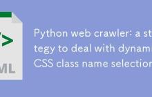 Python网络爬虫：应对动态CSS类名选择的策略
