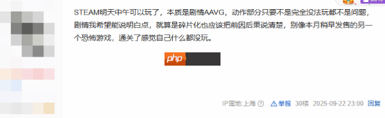 吧友热议《寂静岭f》媒体评分:先观望一下再入手