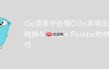 Go语言中处理CGo非导出类型转换与unsafe.Pointer的技巧