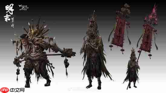 《明末：渊虚之羽》超多概念原画公布！近期评价已回暖