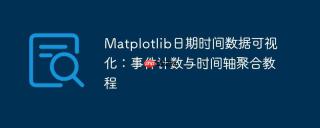 Matplotlib日期时间数据可视化：事件计数与时间轴聚合教程