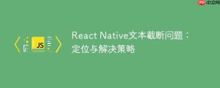 React Native文本截断问题：定位与解决策略