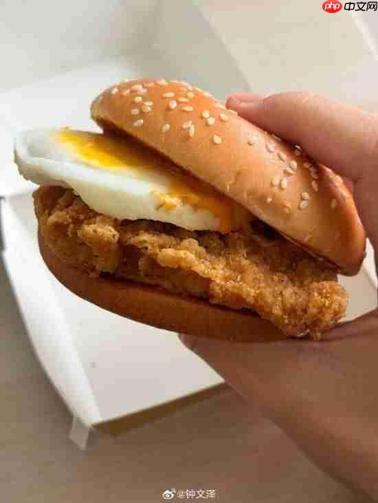 钟文泽体验《黑神话》联名麦当劳:不推荐!