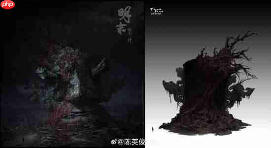 《明末渊虚之羽》新一批概念图放出：双头女妖美丽又惊悚！