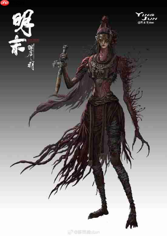 《明末渊虚之羽》新一批概念图放出：双头女妖美丽又惊悚！