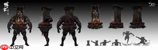 《明末渊虚之羽》新一批概念图放出：双头女妖美丽又惊悚！