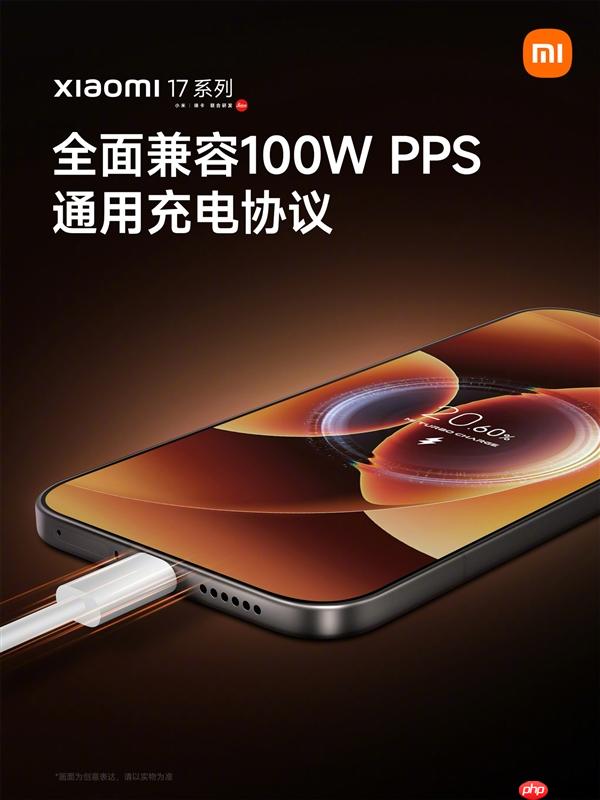小米17系列全面兼容100W PPS通用充电协议：非原装充电器也能满血快充