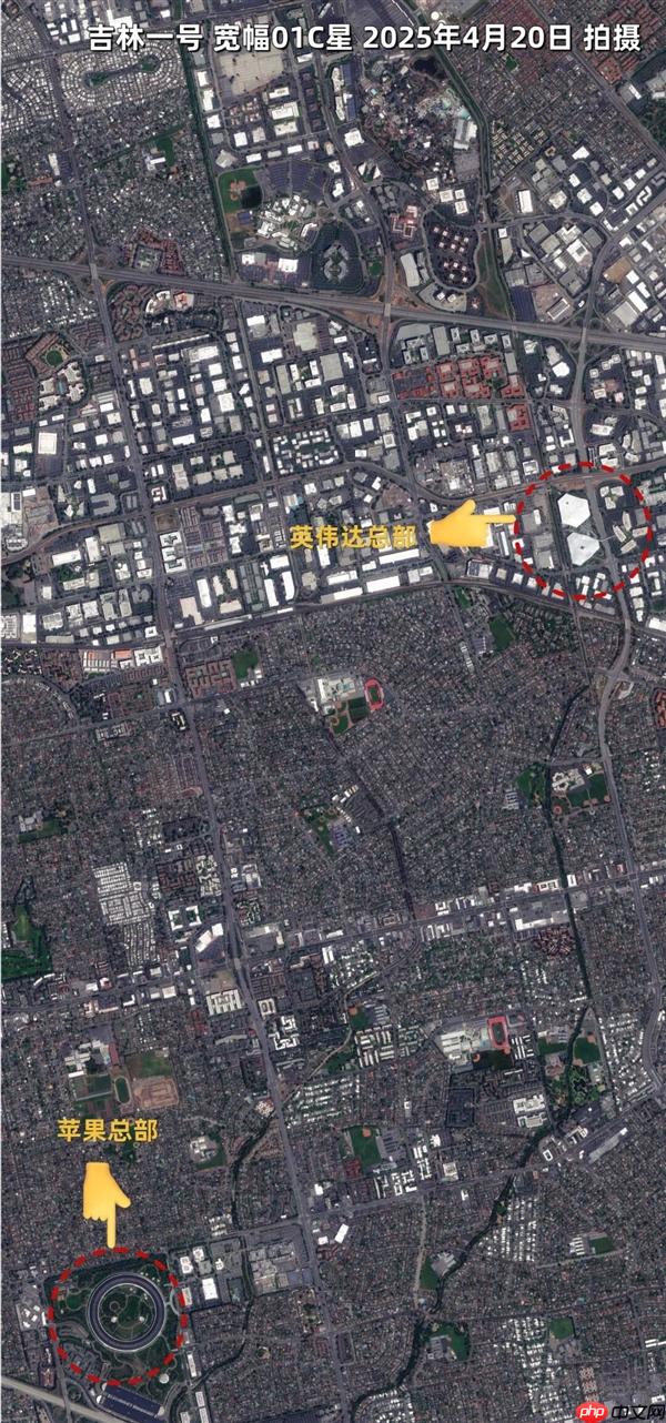 从太空看NVIDIA的 “奋进号” 总部：无处不在的三角形