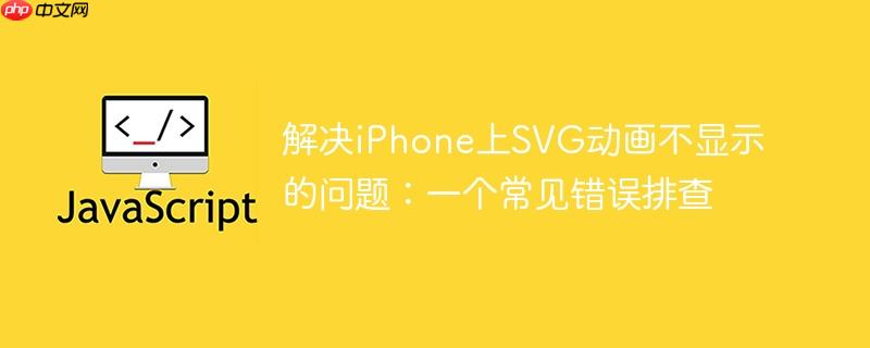 解决iphone上svg动画不显示的问题:一个常见错误排查