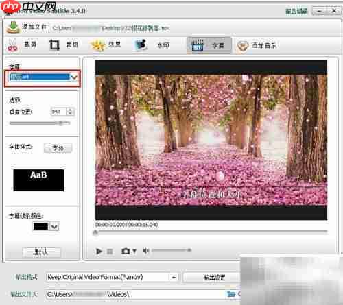 idoo视频编辑器加字幕教程