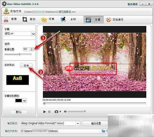 idoo视频编辑器加字幕教程