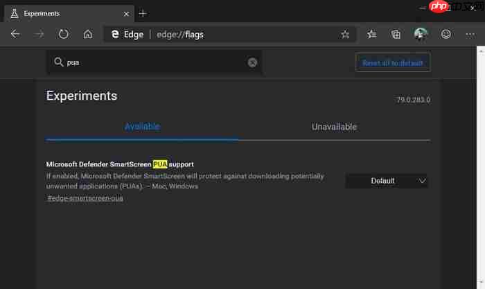 Win10 Edge Canary版引入全新防护特性——PUA防护