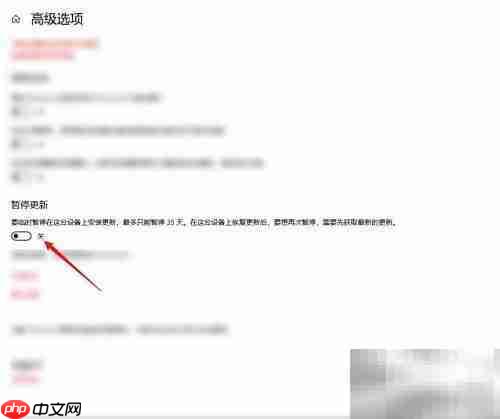 如何暂停Windows更新