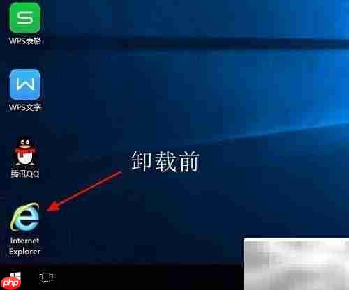IE卸载后图标无法删除？