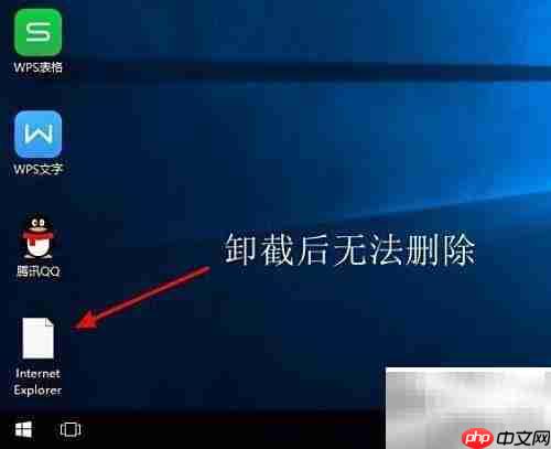 IE卸载后图标无法删除？