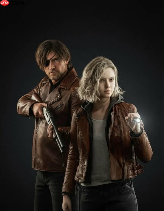网友自制《生化危机9》里昂同人图 和女主站一起像《最后生还者3》