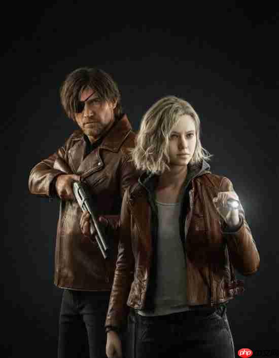 网友自制《生化危机9》里昂同人图 和女主站一起像《最后生还者3》