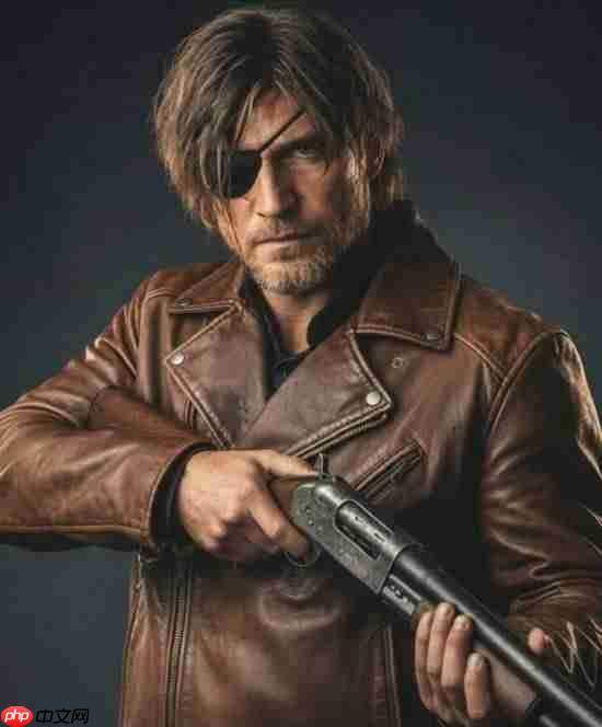 网友自制《生化危机9》里昂同人图 和女主站一起像《最后生还者3》