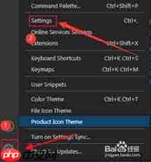 vscode如何关闭php模板语言标记