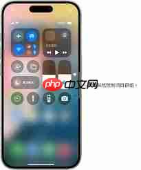 苹果iPhone15Pro控制中心没有屏幕镜像按钮怎么添加