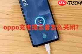 oppo如何取消充电提示音