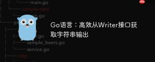 Go语言：高效从Writer接口获取字符串输出