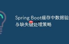 Spring Boot缓存中数据验证与缺失键处理策略
