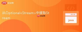 从Optional中提取Stream