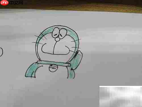 机器猫简笔画教程