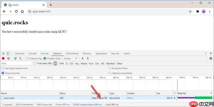Chrome Canary版已经启用对实验性QUIC协议和HTTP/3整合支持