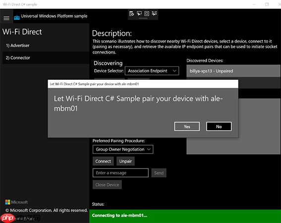 Windows10设备如何使用wifi direct