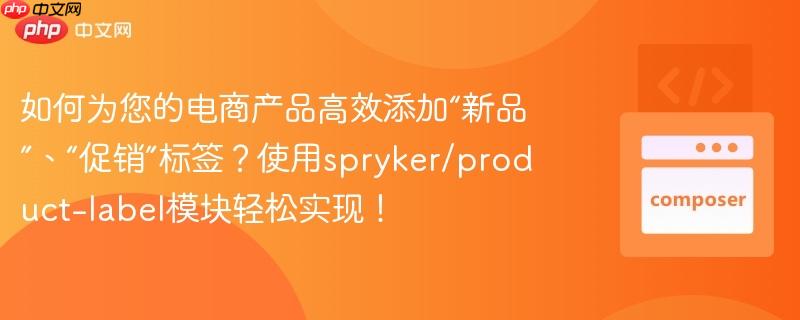 如何为您的电商产品高效添加“新品”、“促销”标签？使用spryker/product-label模块轻松实现！