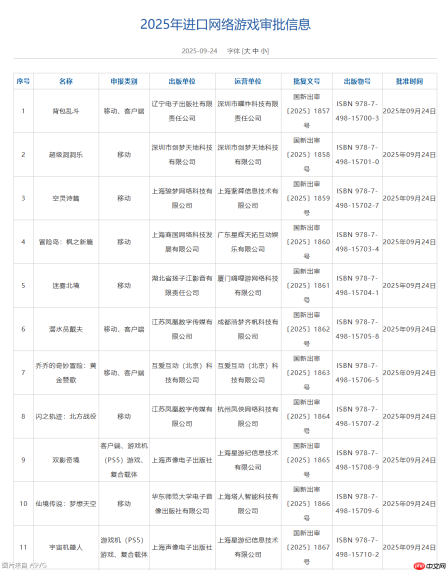 9月版号公布：双影奇境、宇宙机器人、黑神话悟空Xbox版等