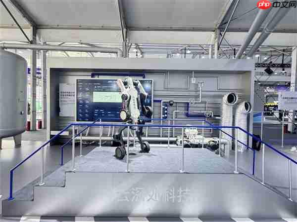 真实还原智能巡检场景!云深处科技产品矩阵亮相云栖大会