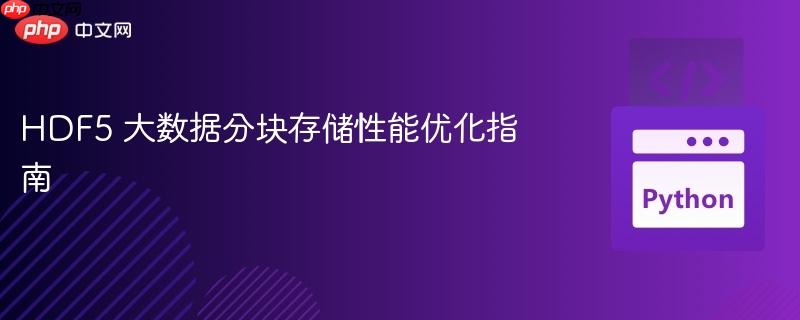 HDF5 大数据分块存储性能优化指南