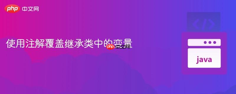 使用注解覆盖继承类中的变量