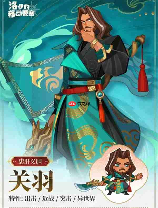 洛伊的移动要塞关羽技能介绍说明