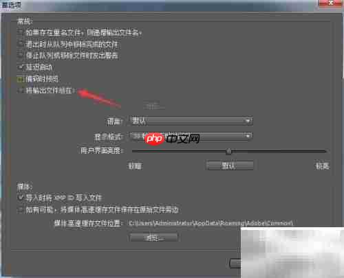 Encoder输出文件路径设置