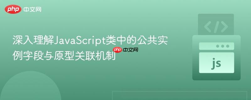 深入理解JavaScript类中的公共实例字段与原型关联机制

