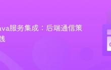 Go与Java服务集成：后端通信策略与实践
