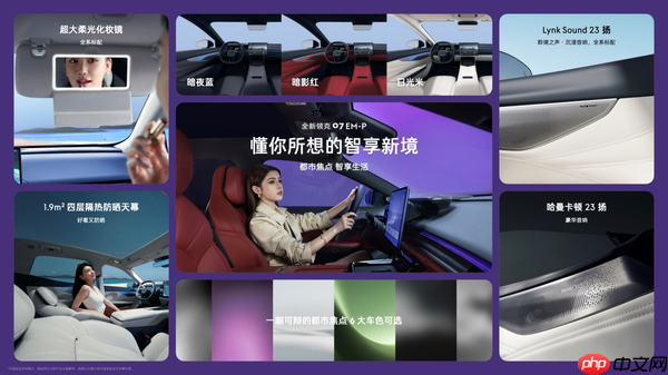 入门即高配 全新领克07 EM-P上市限时价13.98万元起