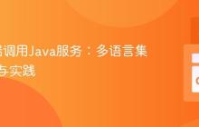 Go后端调用Java服务：多语言集成策略与实践