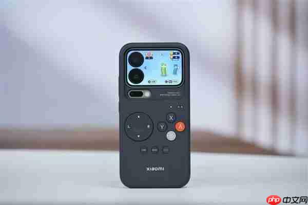 妙享背屏秒变游戏掌机！小米17 Pro图赏