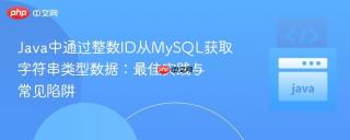 Java中通过整数ID从MySQL获取字符串类型数据：最佳实践与常见陷阱