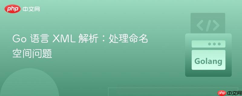 Go 语言 XML 解析：处理命名空间问题