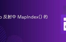 理解 Go 反射中 MapIndex() 的返回值