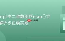 JavaScript中二维数组的map()方法深度解析与正确实践